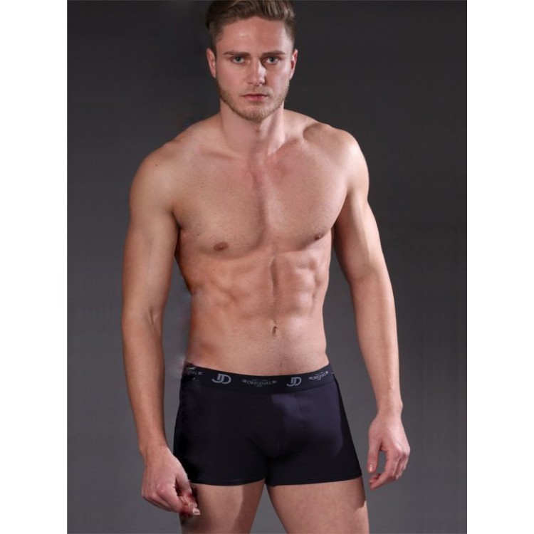 Мужские хлопковые трусы-боксеры N260BL-dark blue, Jolidon