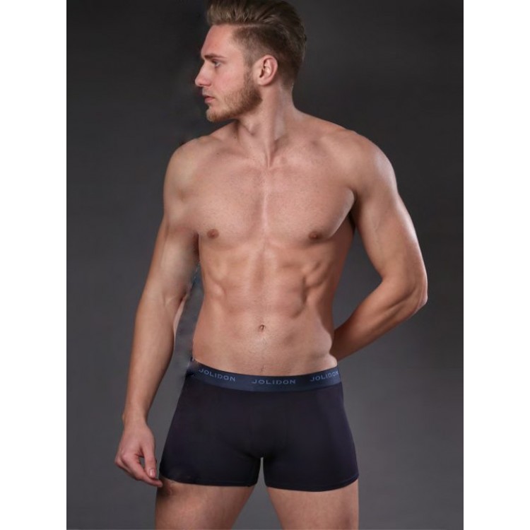 Синие мужские трусы-боксеры N246MM-dark blue, Jolidon