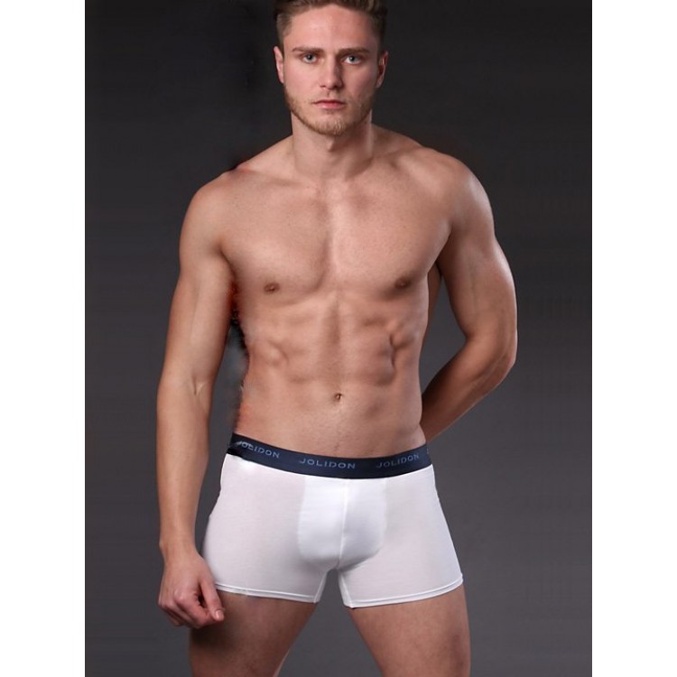 Белые мужские трусы-боксеры N246MM-white, Jolidon