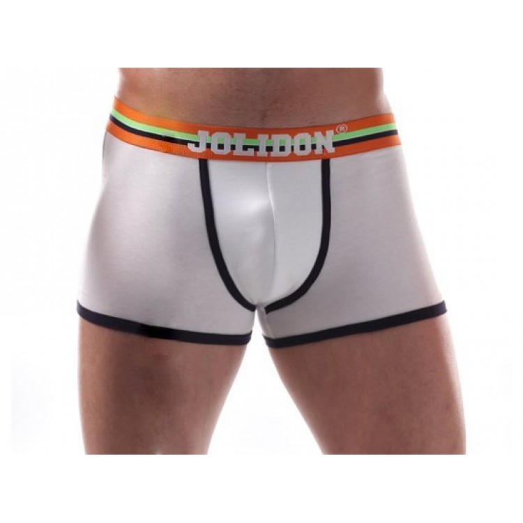 Мужские хлопковые трусы-боксеры N267BL-white, Jolidon