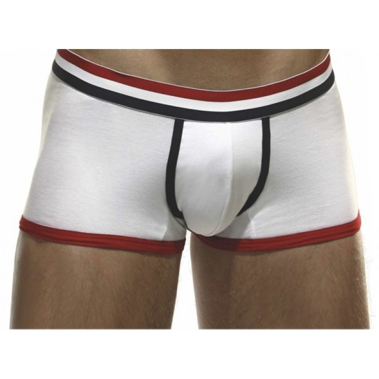 Мужские трусы боксеры из хлопка N215BL red/white, Jolidon