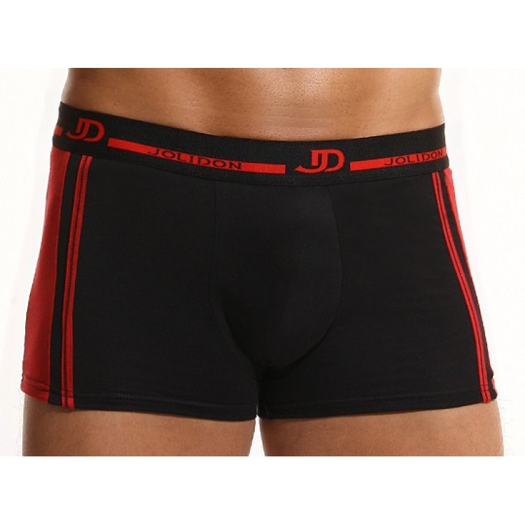 Мужские трусы боксеры из хлопка N76BL black, Jolidon