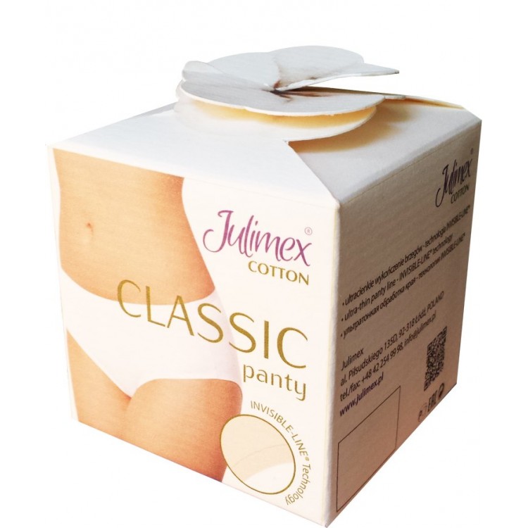 Трусы слипы хлопковые женские COTTON CLASSIC бежевый, Julimex