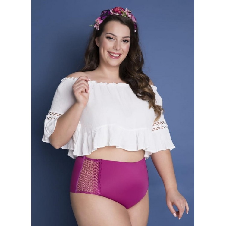 Трусы высокие женские OPAL 2 фиолетовый, Julimex