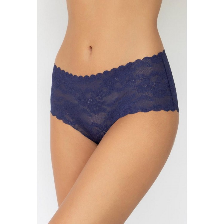 Трусы женские высокие кружевные BELLIE MAXI GRANATOWE, Julimex