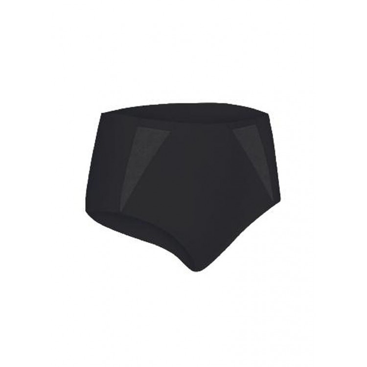Трусы высокие слип женские PEARL черный, Julimex