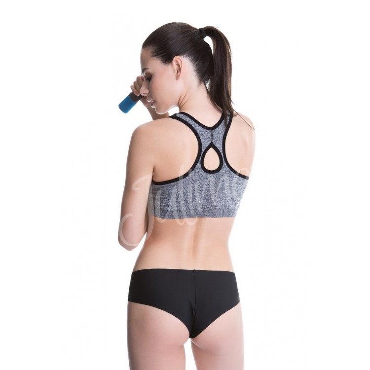 Топ спортивный для женщин SPORT SKIP серый, Julimex