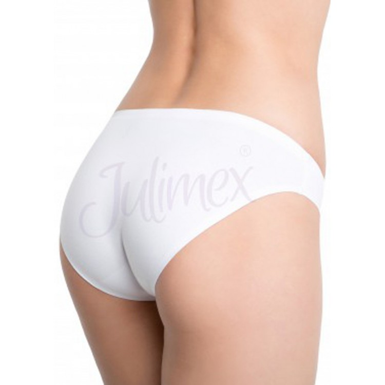 Белые бесшовные трусики-слип COTTON HI-CUT-white, JULIMEX Белые бесшовные трусики-слип COTTON HI-CUT-white, JULIMEX
