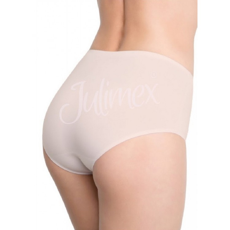 Женские бесшовные трусики-слип COTTON MIDI-beige, JULIMEX