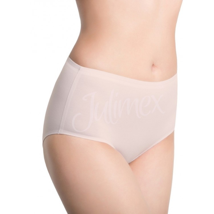 Женские бесшовные трусики-слип COTTON MIDI-beige, JULIMEX