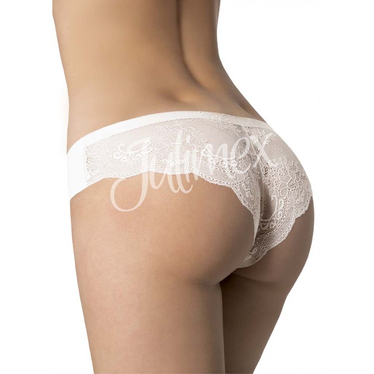 Белые женские бесшовные трусики TANGA-white, JULIMEX