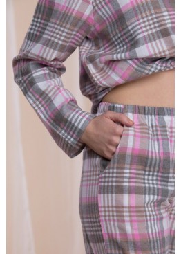 Пижама женская фланелевая LNS 423 B21, KEY