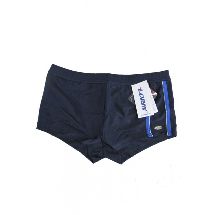 Синие мужские пляжные плавки BOXERKI - 502-blue, LORIN