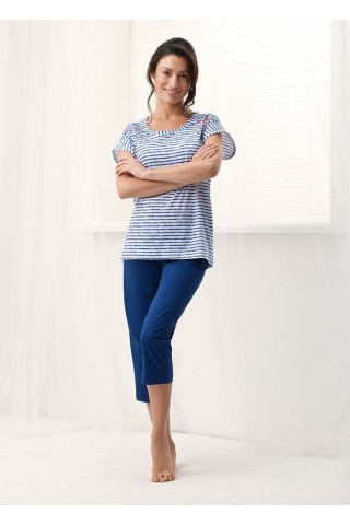 Пижама 569-blue/white, LUNA