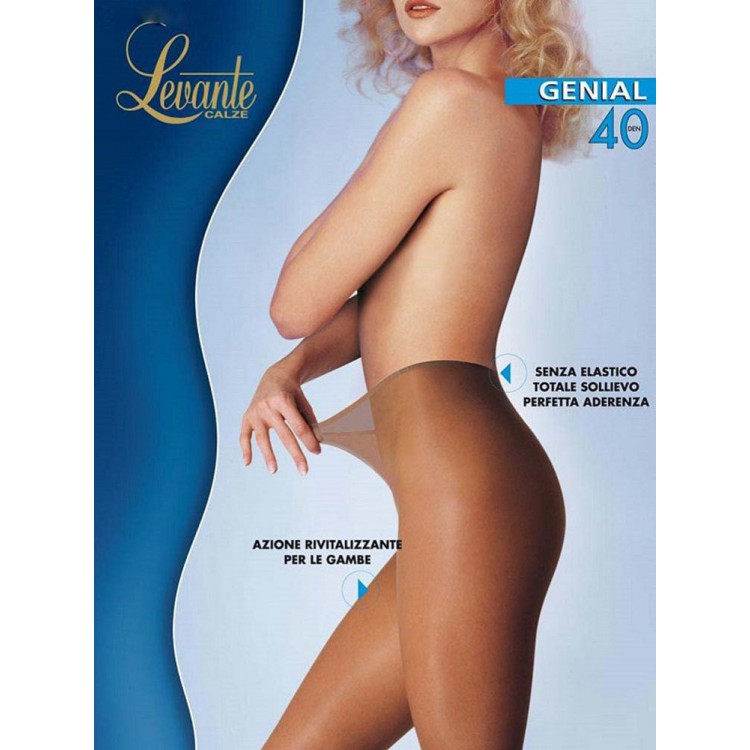 Колготки женские без шортиков 40 den Genial 40-glace, Levante