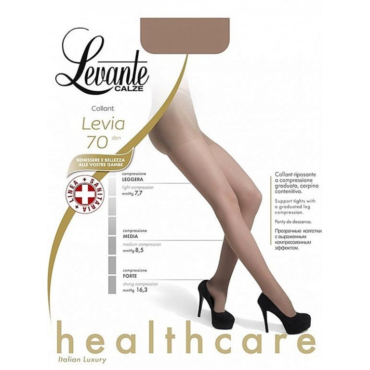 Колготки женские с компрессионным эффектом Levia 70-naturel, Levante