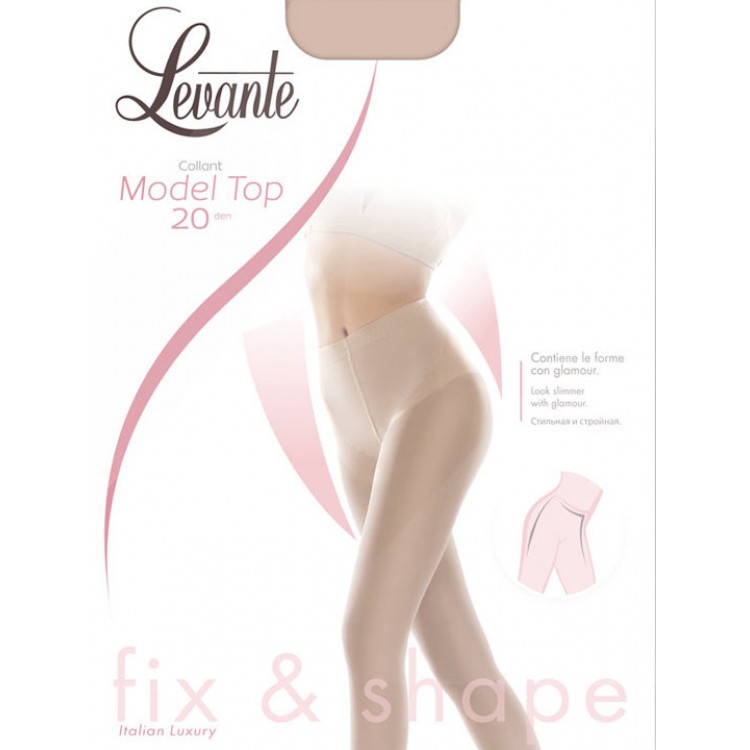 Колготки женские утягивающие Model top 20 - glace, Levante