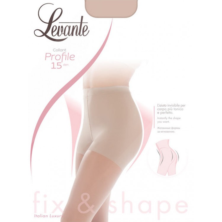 Колготки женские утягивающие Profile 15 - naturel, Levante