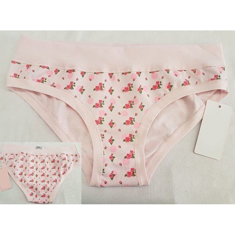 Женские хлопковые трусики-слип 2689D-pink, Lovely Girl