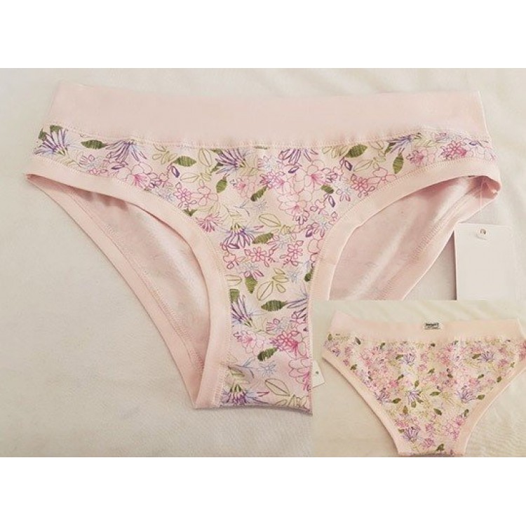 Женские хлопковые трусики-слип 2704D-pink, Lovely Girl