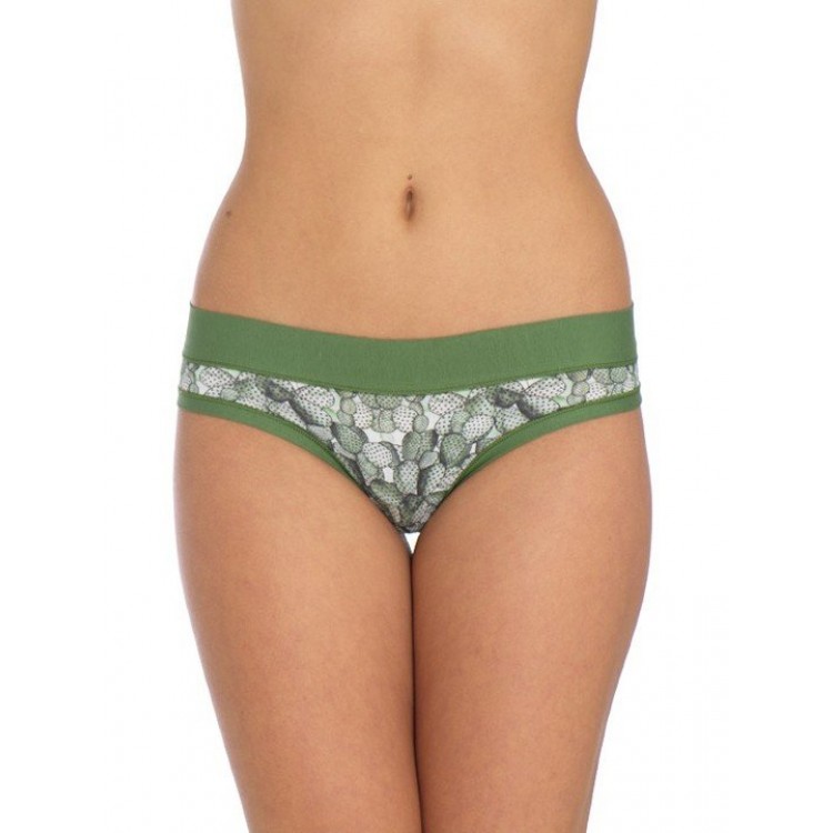 Женские хлопковые трусики 2603D-green, Lovely Girl