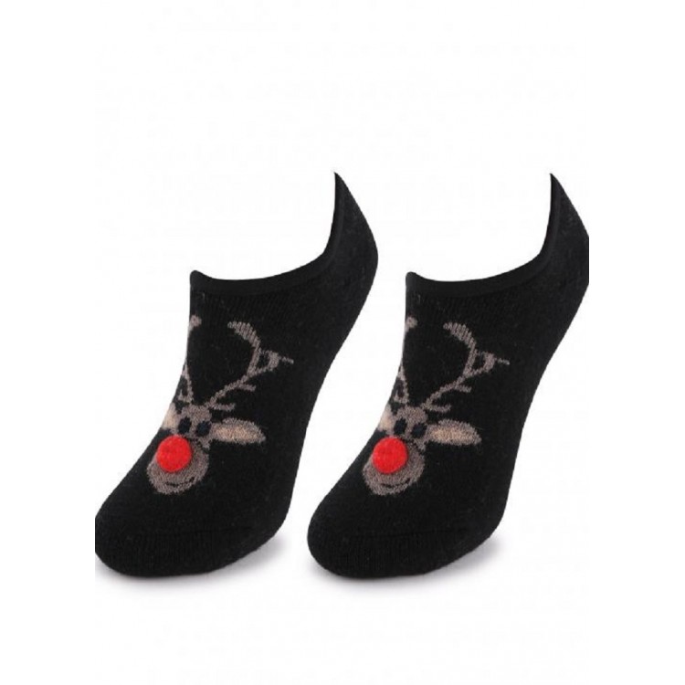 Носки следочки женские ANGORA R41 black, Marilyn
