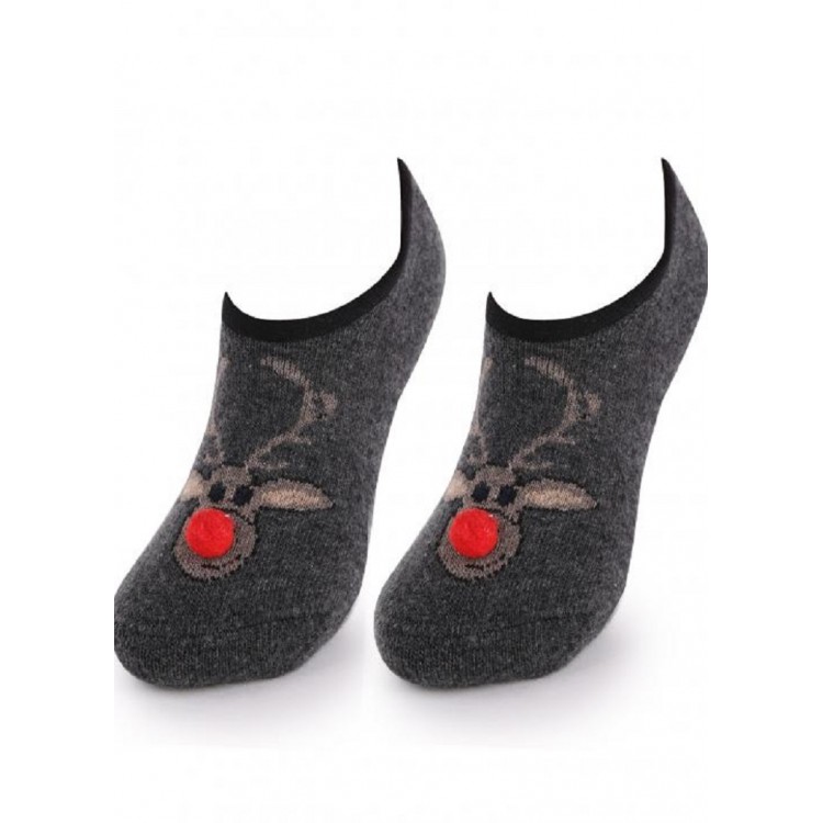 Носки следочки женские ANGORA R41 grafit, Marilyn