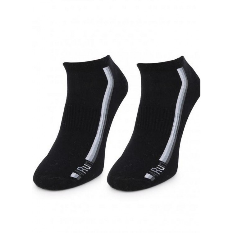Носки мужские спортивные 4 RUN SHORT 01 - black, Marilyn