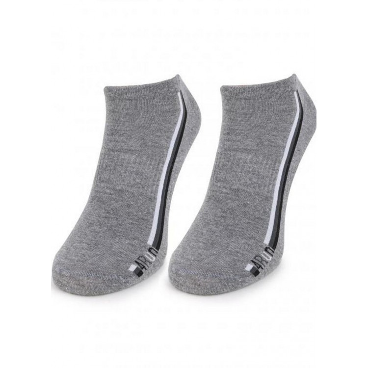 Носки мужские спортивные 4 RUN SHORT 01 - grey, Marilyn