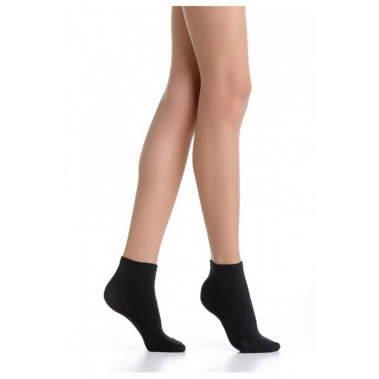 Носки женские укороченные Forte 58 B-black, MARILYN