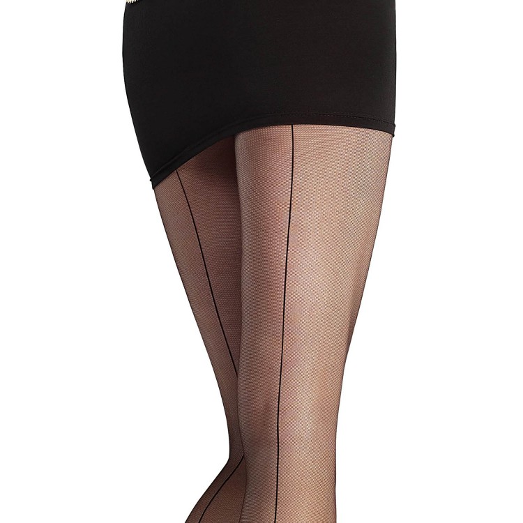 Колготки черные с стрелками Flores 516 Nero, MARILYN