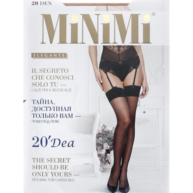 Чулки под пояс Calze Dea 20-nero, MiNiMi