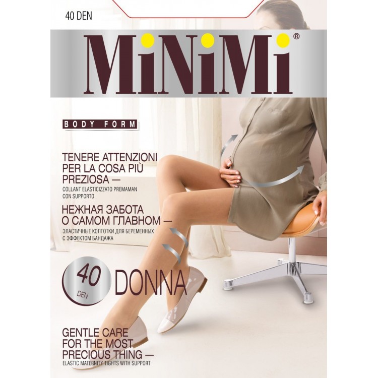Колготки женские для беременных Donna 40-caramello, MiNiMi