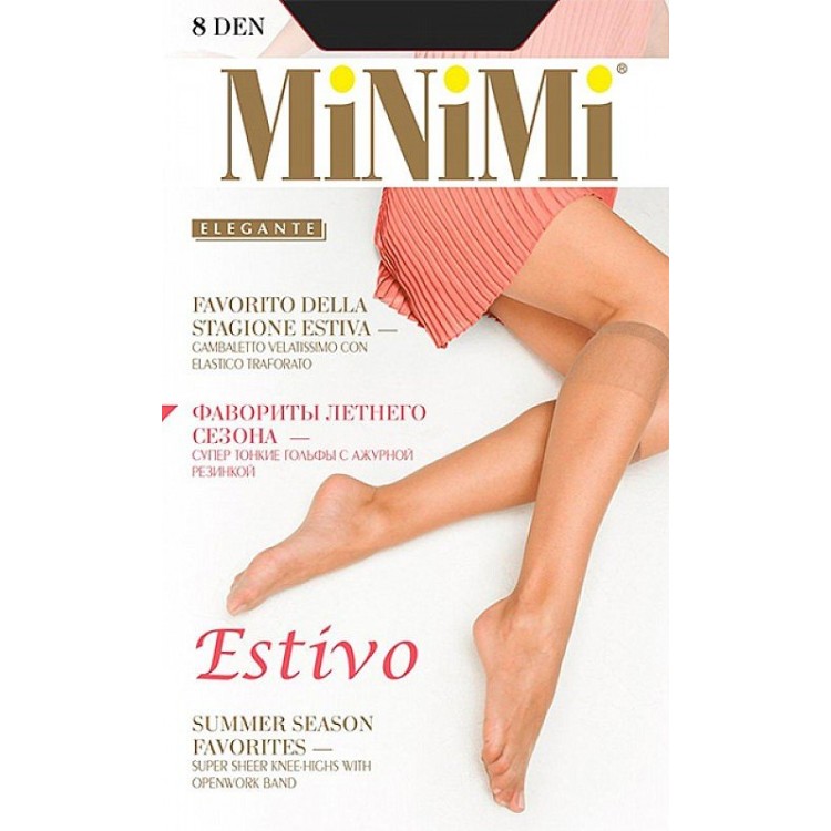 Гольфы женские Estivo 8-nero, MiNiMi