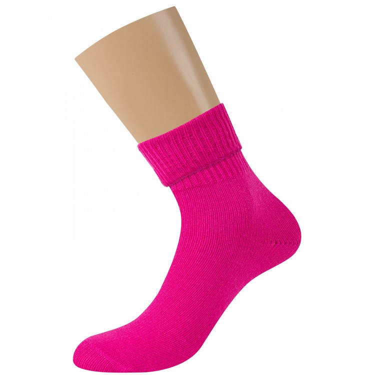 Теплые женские носки из шерсти и акрила Inverno 3301-fuxia, MiNiMi
