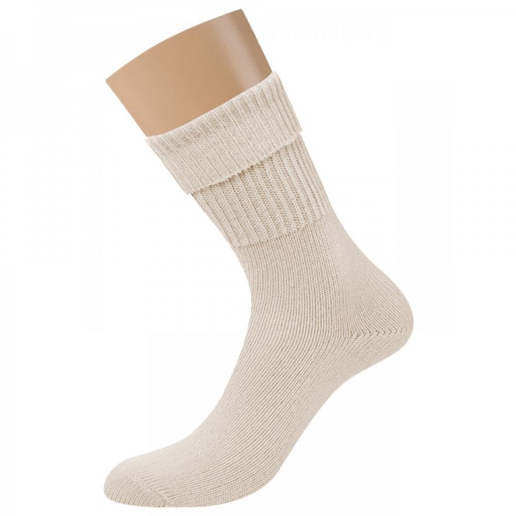 Теплые женские носки из шерсти и акрила Inverno 3301-avorio, MiNiMi