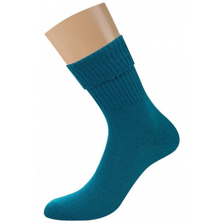 Теплые женские носки из шерсти и акрила Inverno 3301-verde foresta, MiNiMi