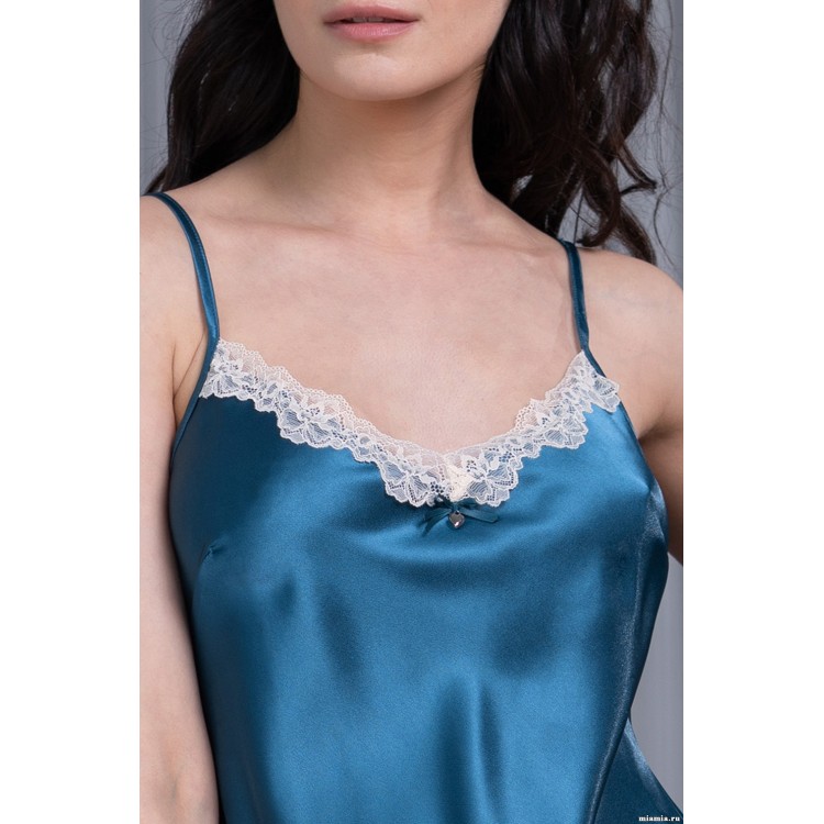 Пижама женская атласная с шортами 8732 - sapfir, Mia-Amore