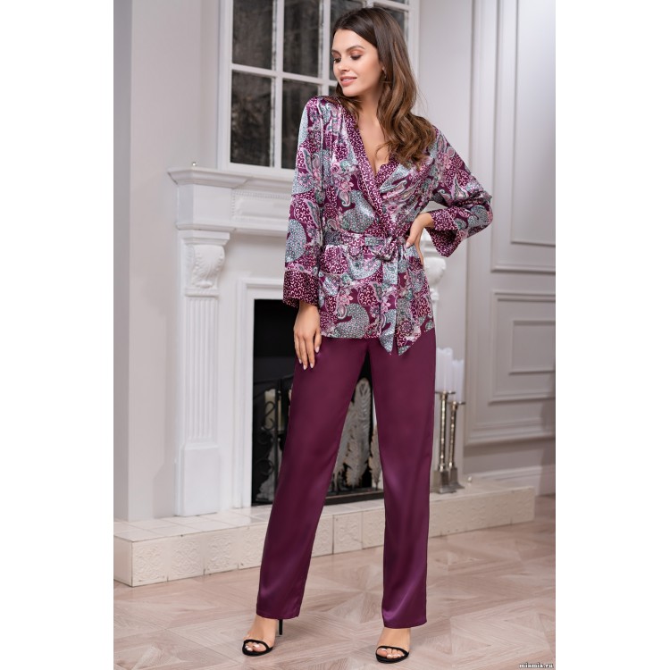 Атласный домашний костюм 8516, Mia-Amore