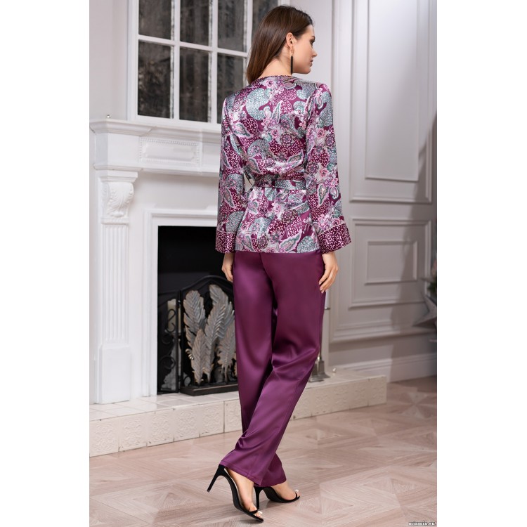 Атласный домашний костюм 8516, Mia-Amore