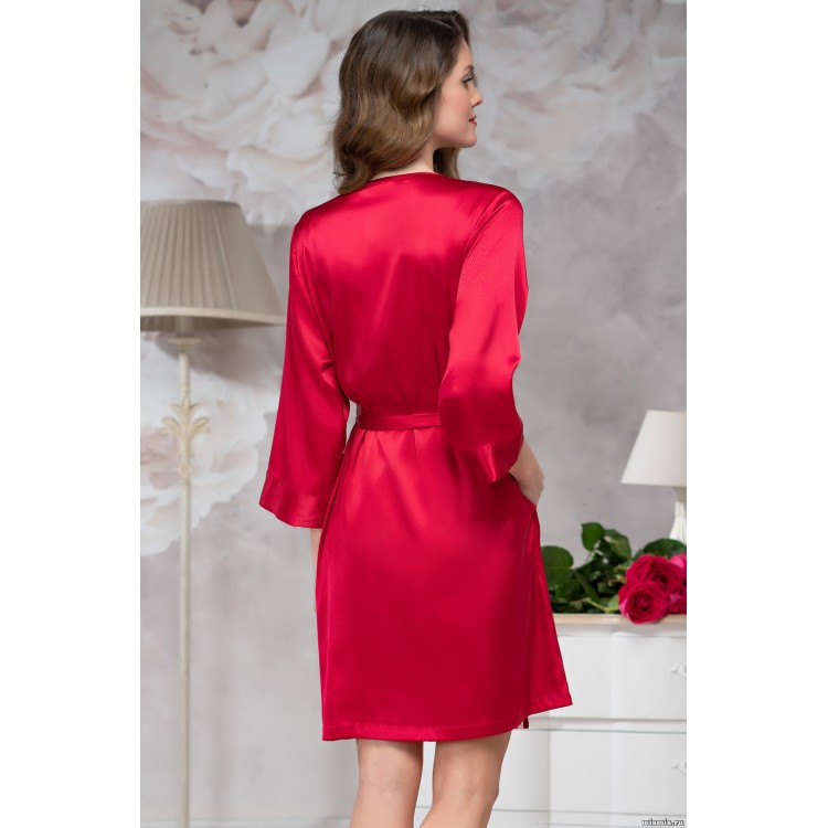 Женский халат 8583 red, Mia-Amore