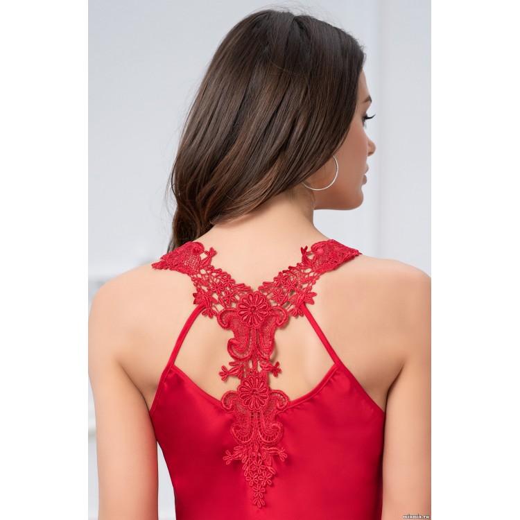 Женский атласный топ 8329-red, Mia-Amore