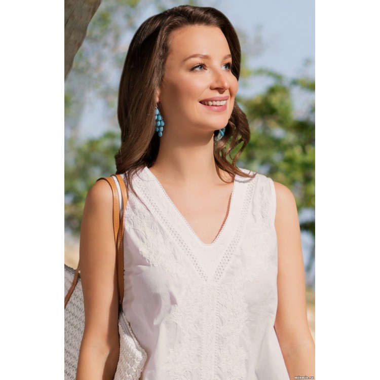 Короткая пляжная туника 6890, Mia-Amore