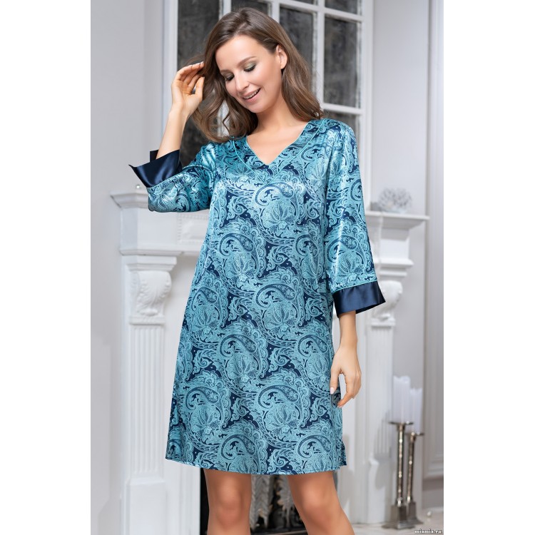 Короткая атласная туника 8475, Mia-Amore Короткая атласная туника 8475, Mia-Amore