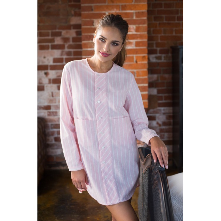 Женская хлопковая рубашка 16274-pink, Mia-Mia