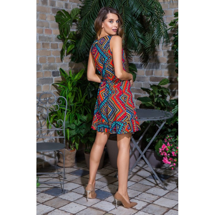Платье женское из вискозы летнее 16430 red, Mia-Mia