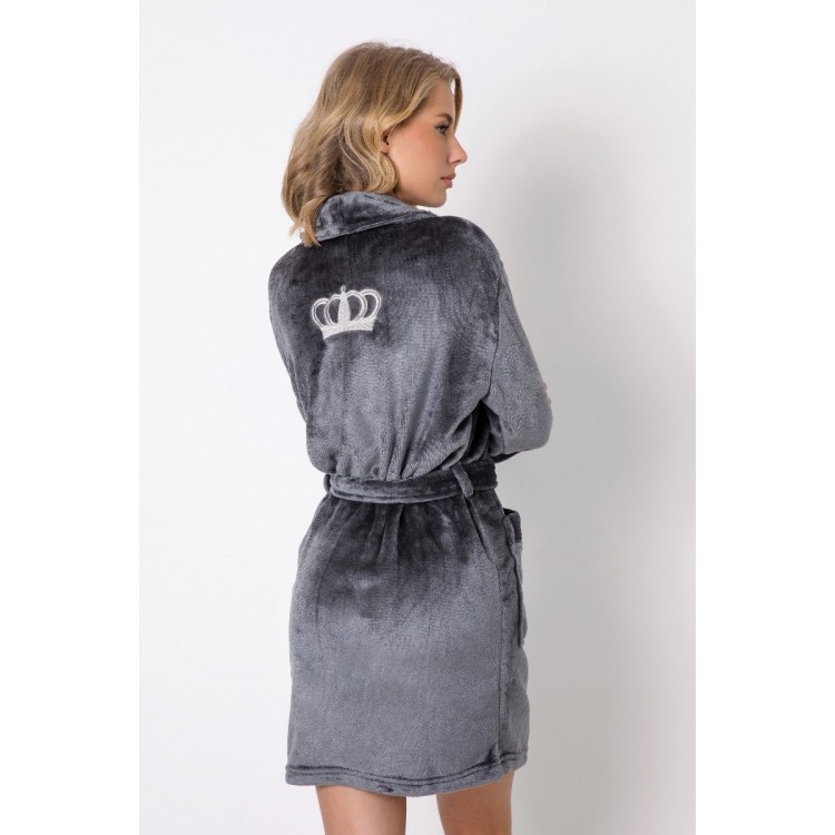 Халат женский EVE DARK GREY, ARUELLE