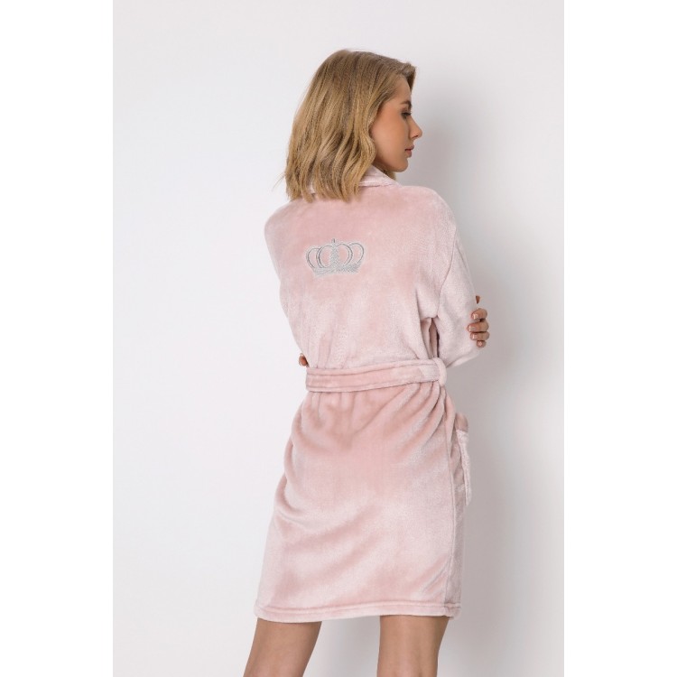 Халат теплый женский EVE DUSTY PINK, ARUELLE