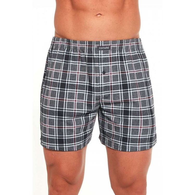 Трусы боксеры мужские 002/008-12 COMFORT т.серый, CORNETTE