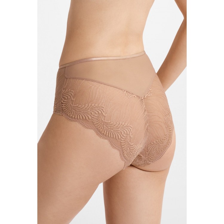 40560 KHLOE КАПУЧИНО Трусы высокие